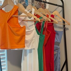 Vibrant Red bodycon dress